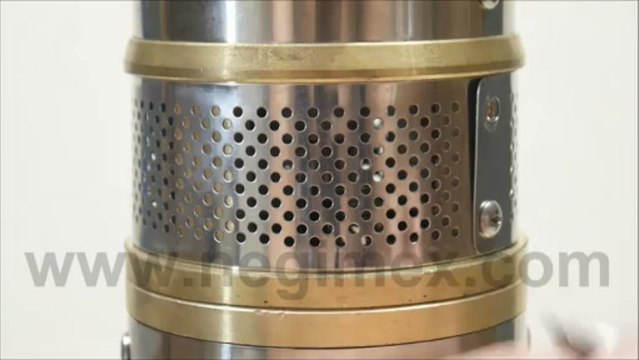 Negimex - démontage de la grille d'aspiration + test de rotation (pompe immergée Tracer série A4)