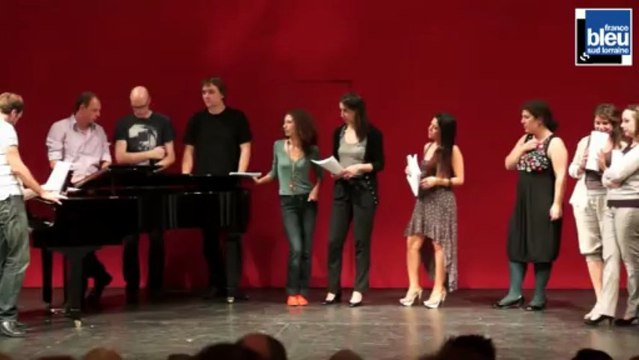 Masterclass Ruggero Raimondi Repetition du 4 juillet 2013 à l'opéra de Nancy - Frédéric Belot © Radio France