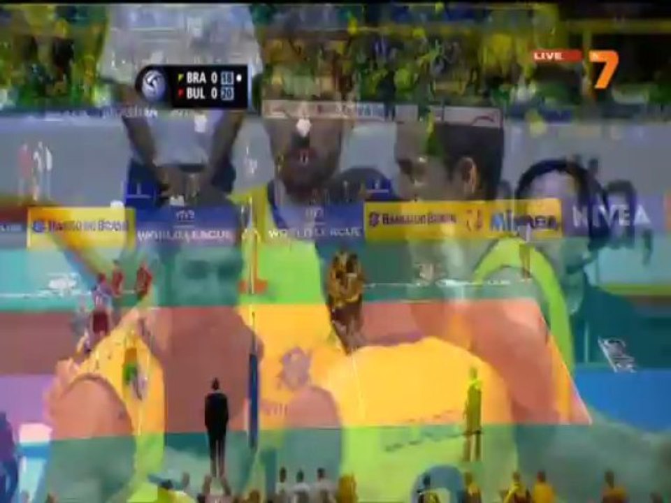 Brazil - Bulgaria 5.07.2013 World League volleyball 1/2