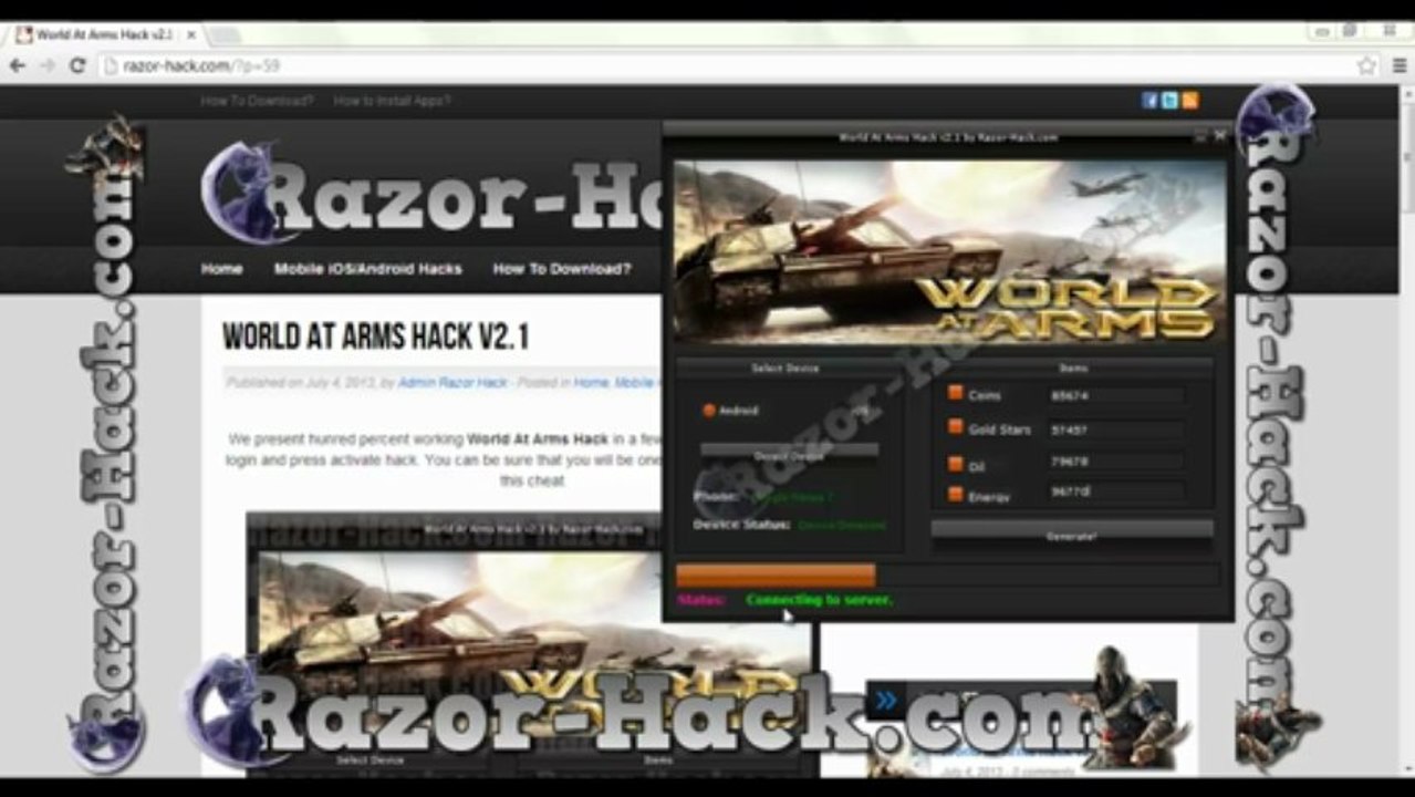 World at Arms Hack v2.1 (Android,iOS)