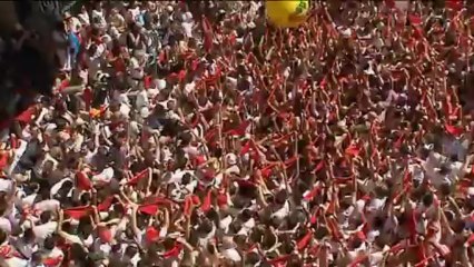 El boicot al chupinazo marca el inicio de los Sanfermines