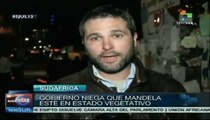 Pdte. sudafricano niega que Mandela esté en estado vegetativo
