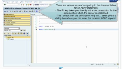 SAP ABAP tutorial: Introduction