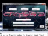 Crysis 3 The Lost Planet DLC CODE GENERATOR PC XBOX360 PS3