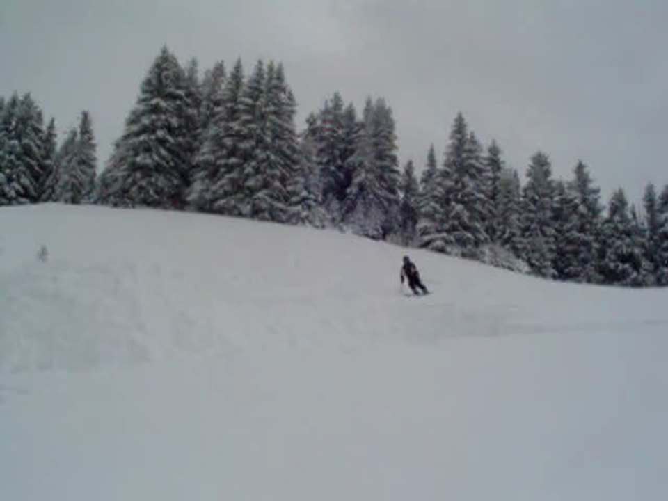 Fail : Ski presque double back-flip