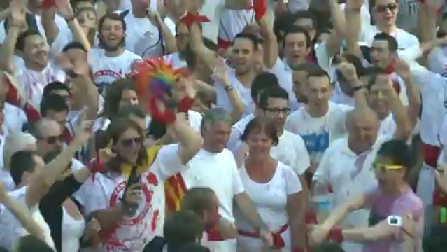Espagne: Pampelune s'embrase pour les fêtes de la San Fermin