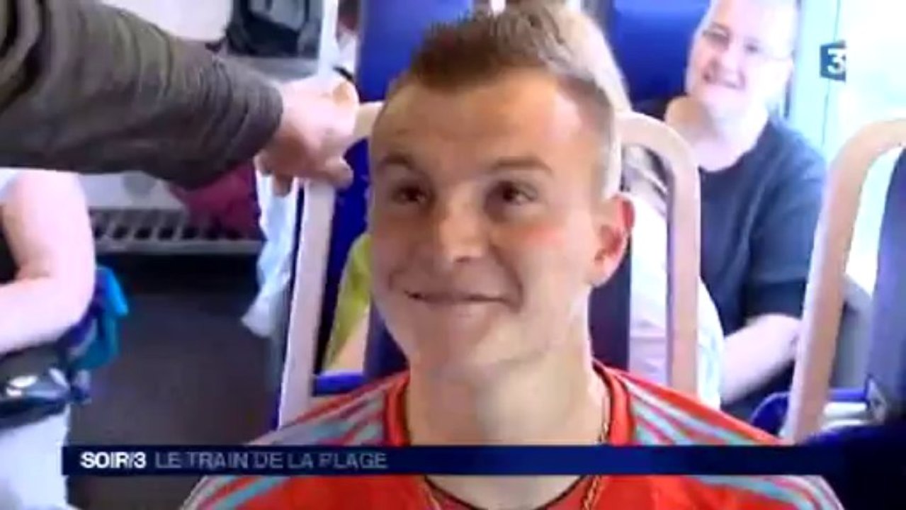 Le train de la plage