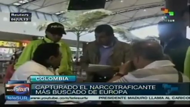Capturan en Colombia al narcotraficante más buscado de Europa