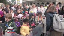 I bambini della Franchetti in corteo al grido 