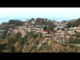 The hills are crowded with buildings : Mussoorie