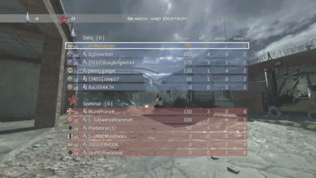 MW3 SND 15 - 0 Sniper Gameplay w/ ImMarksman
