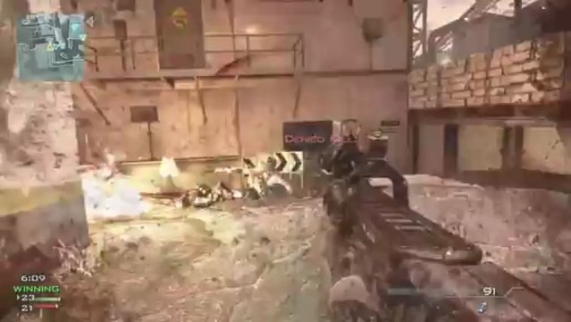 MW3 Foundation Gameplay and Routes - My First Game LIVE (MW3 Map Pack 4)