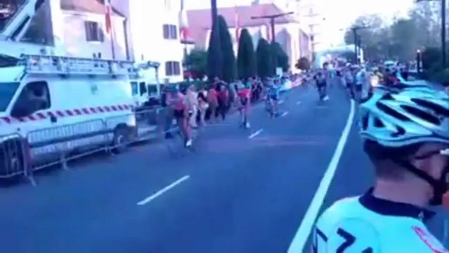 Le premier départ de l'Etape du Tour Annecy-Semnoz