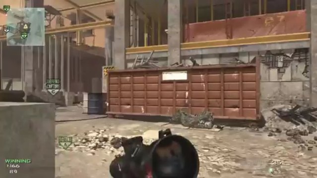 MW3 Hardhat Domination Throwing Knife Tutorial / Throwing Knife Spots