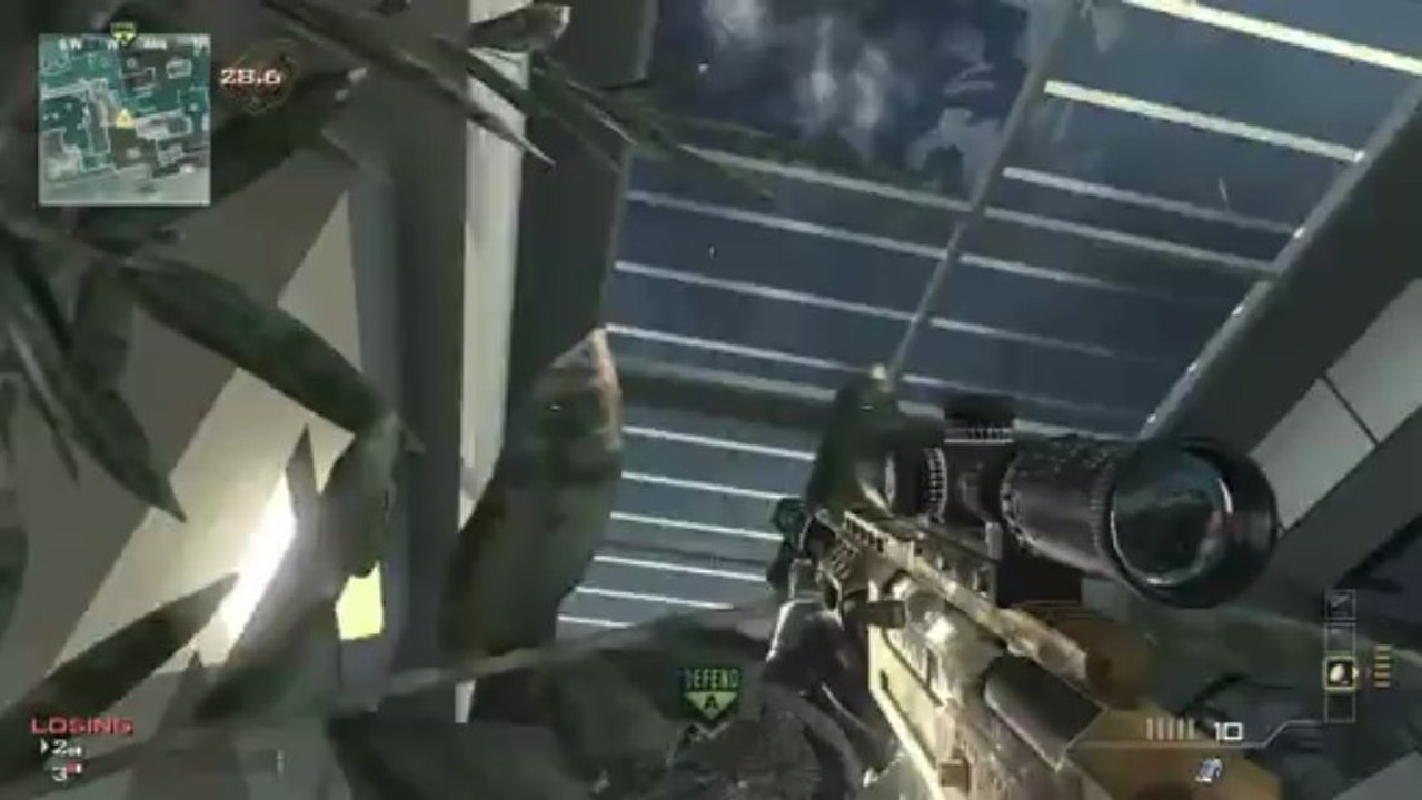 MW3 Arkaden Throwing Knife Tutorial / Throwing Knife Spots