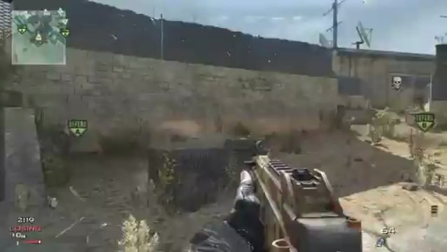 MW3 Dome Spawn Throwing Knife Across Map Tutorial SND Defending