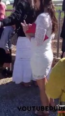 Hot Girl at Horse Track