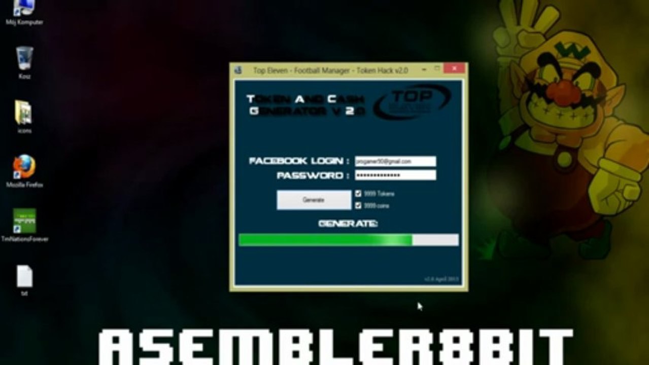 Top Eleven - Football Manager Token Hack v2.0 [July 2013]