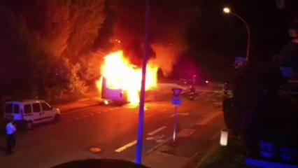 Feu de camping-car à Annecy