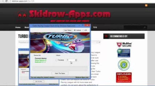 Turbo Racing League Hack ! Pirater ! July - Août 2013 Update [ Android iOS ]