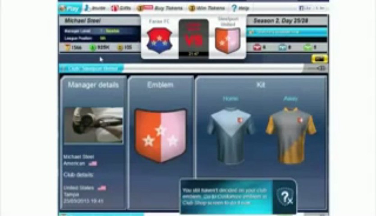Top Eleven Hack 2013