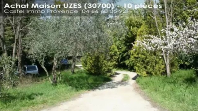 A vendre - maison - UZES (30700) - 10 pièces