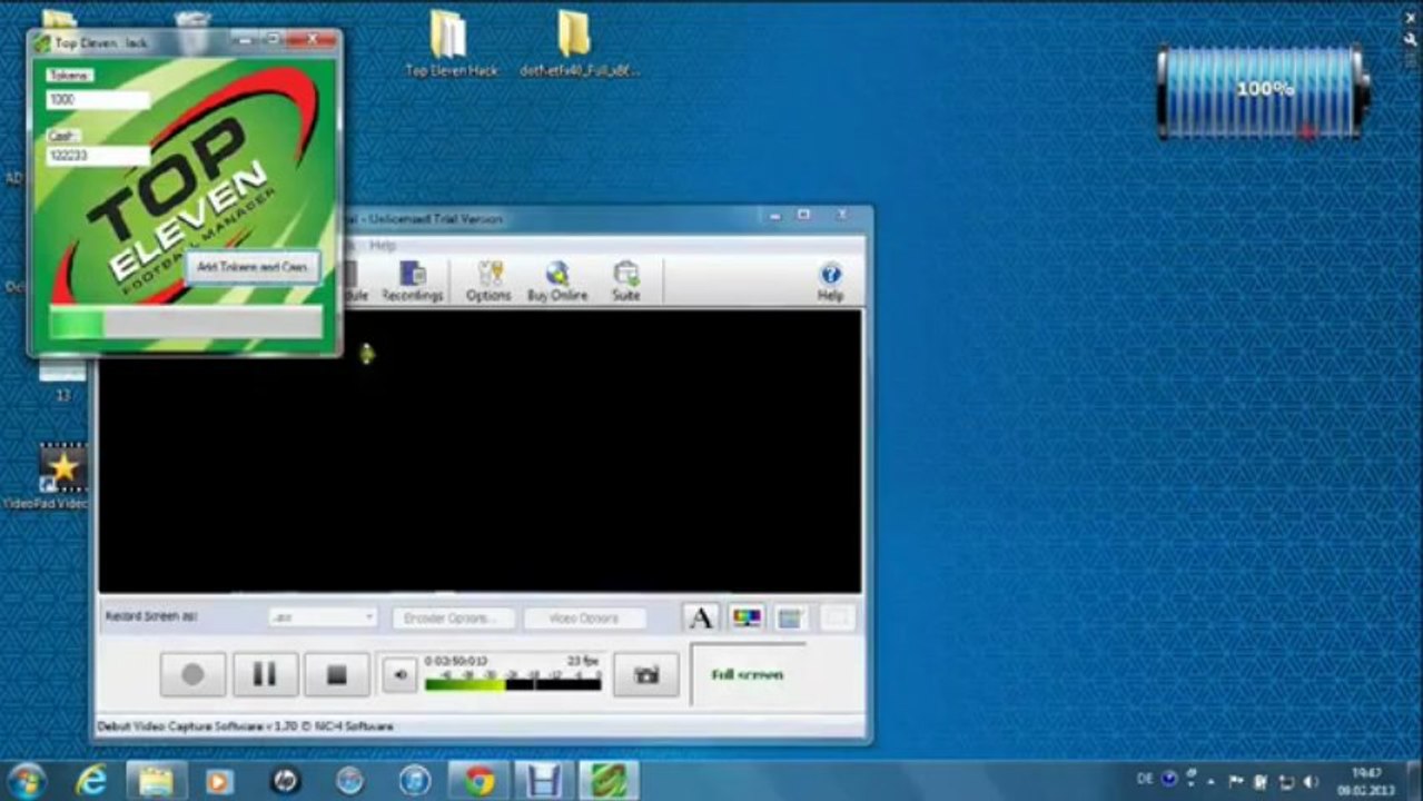 Top Eleven Hack 2013 working 100%