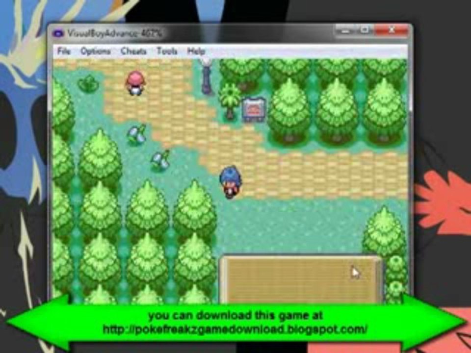 Pokemon Sienna Beta 4 GBA Rom Download and VBA Emulator PC