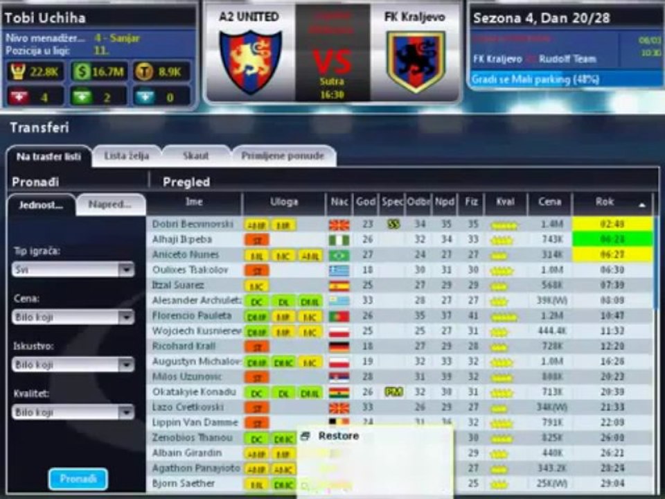 Top Eleven Football Manager Hack 2011 Facebook