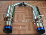 Titanium alloy Car Exhaust Pipe/tube,titanium car /auto muffler pipe /tube Manufacturer