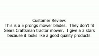 Poulan Pro 42-Inch Mulching Lawn Mower Blade (2 Pack) PP24003 Review