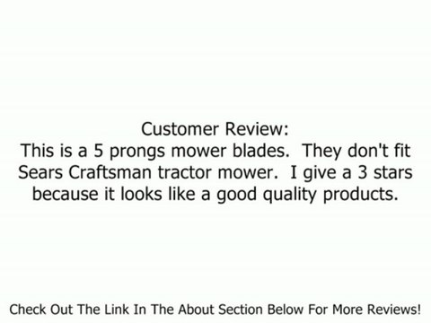 Poulan Pro 42-Inch Mulching Lawn Mower Blade (2 Pack) PP24003 Review