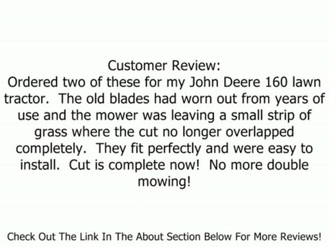 Oregon Lawn Mower Blade For John Deere 19-1/2-Inch M82408 91-392 Review