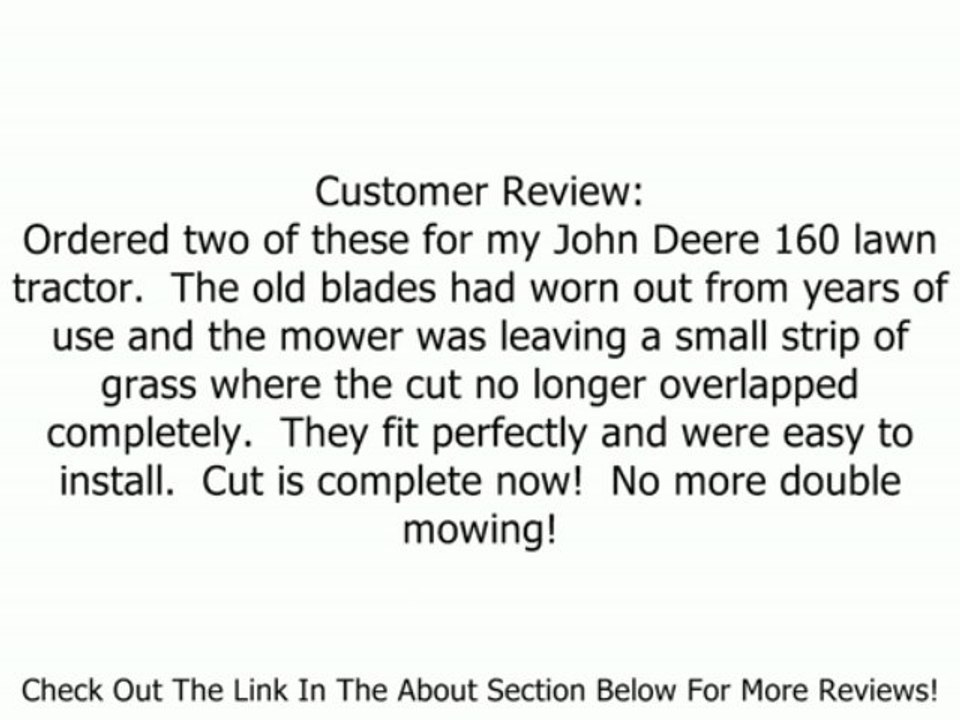 Oregon Lawn Mower Blade For John Deere 19-1/2-Inch M82408 91-392 Review