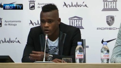 Anderson, presentado con el Málaga