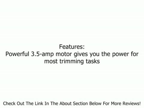 Black & Decker HT18 3-1/2-Amp Hedge Trimmer, 18-Inch Review