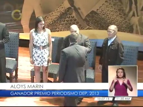 Aloys Marín recibe su cuarto Premio Nacional de Periodismo Deportivo