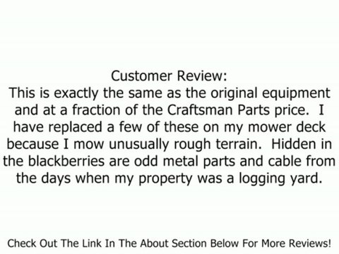 Sears Craftsman AYP EHP Part 143651 Mandrel Serv Asm Review