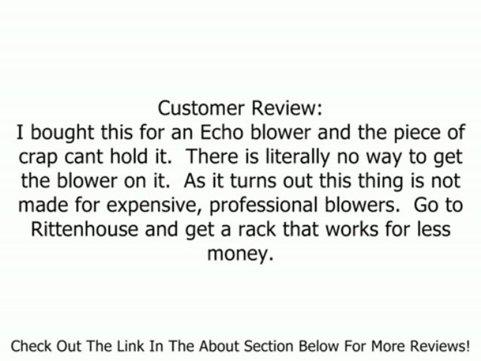 Buyers LT20 Backpack Blowers Landscape Truck & Trailer Rack Review