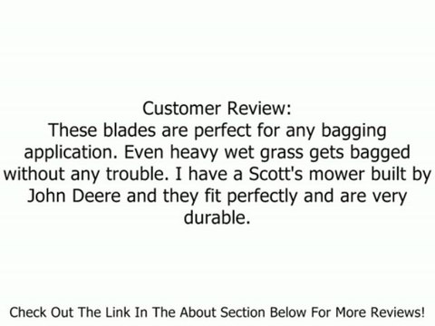 Oregon Gator Mulcher 3-N-1 Lawn Mower Blade For John Deere 21-7/16-Inch High Lift 90-395 96-340 Review