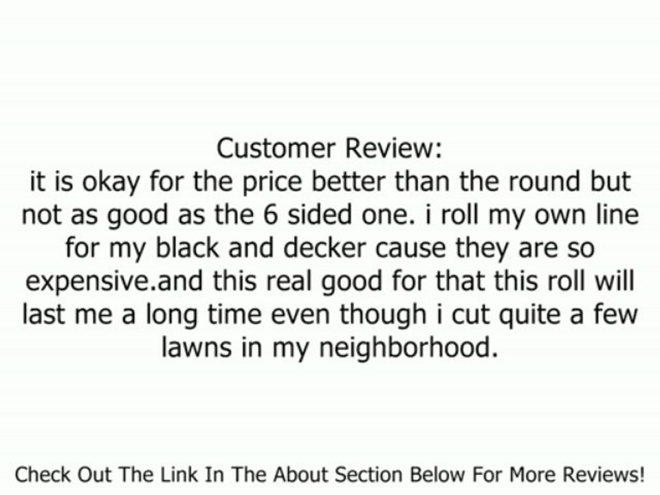 LoNoiz .065-Inch 3-Pound Spool Commercial Grade Spiral Twist Quiet Grass Trimmer Line, Blue LN065MSP-2 Review