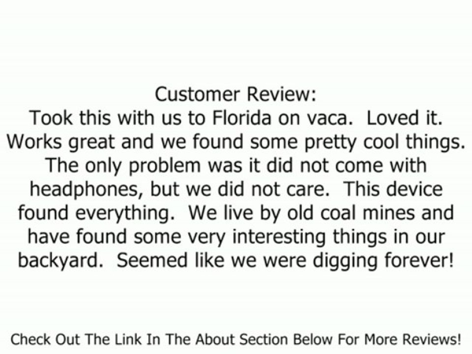 Bounty Hunter Gold Digger Metal Detector with headphones Review