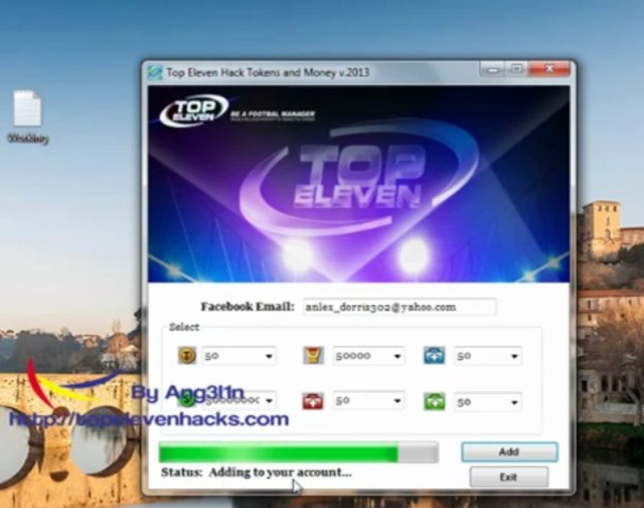 Latest Top Eleven Hack tool Token Working 100% Free