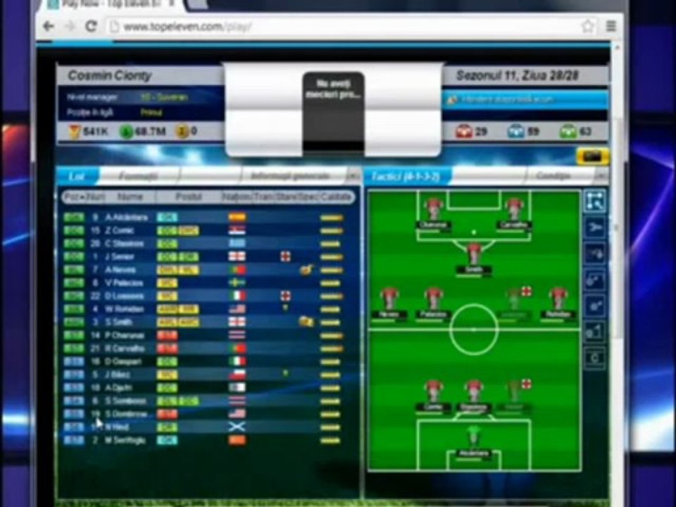 Latest Top Eleven Football Manager Cash and Token Generator