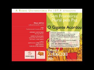 Programa sobre as Manifestações no Brasil em 2013