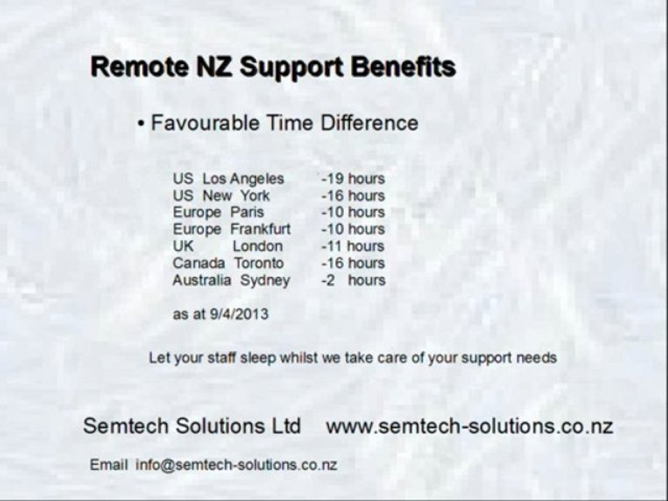 IT support from New Zealand