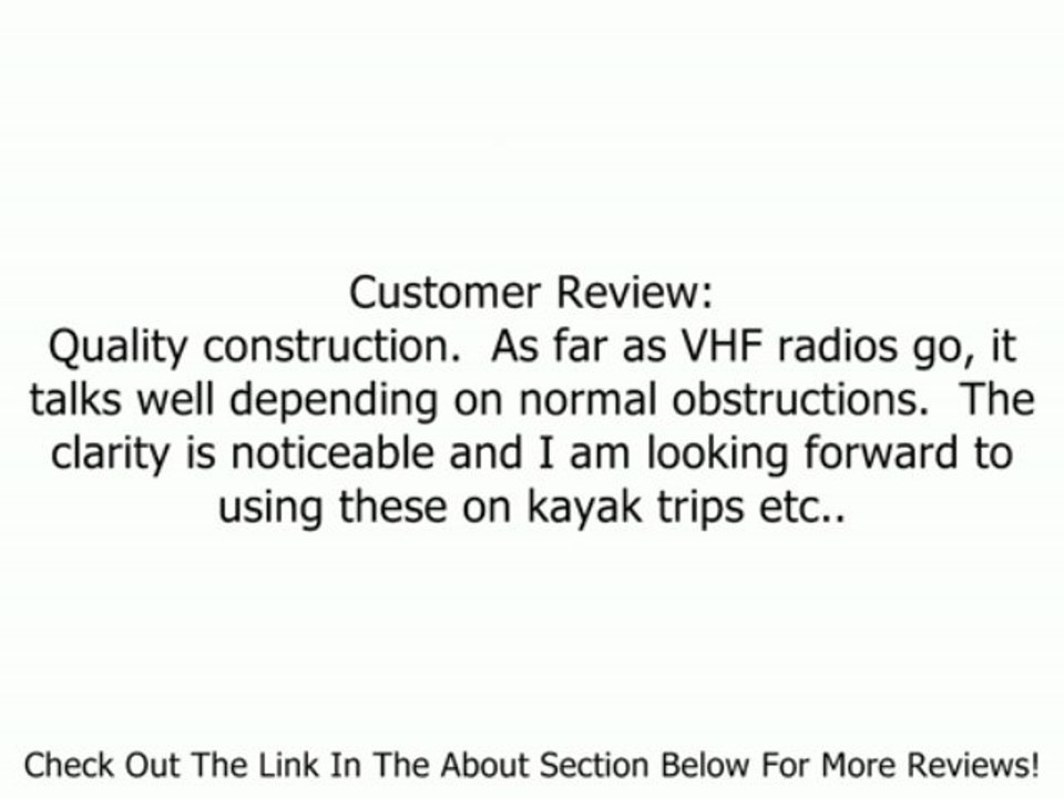 Uniden MHS126 Handheld Floating Two-Way VHF Marine Radio Review