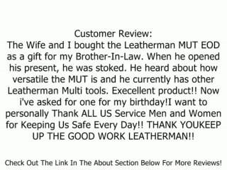 Leatherman 850032 MUT EOD Multi-Tool Review
