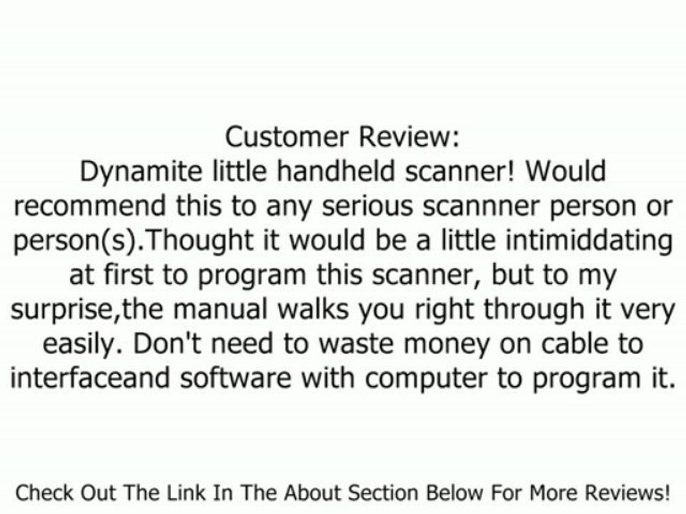 Uniden BC-95XLT NASCAR Bearcat 200-Channel Portable Scanner Review