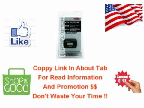 [CHEAP PRICE] Hardline Products HR-8061-2 Hour/Tachometer with adjustable input, Resettable MAX RPM and Log Book [USA SALE]